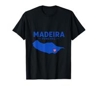 Esquema del corazón de Madeira Funchal - Viajes a la Isla de Madeira Camiseta