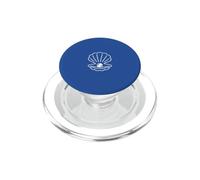Esquema marítimo Abierto de Concha festoneada Simple PopSockets PopGrip para MagSafe