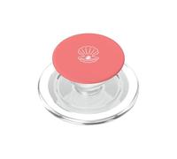 Esquema marítimo Abierto de Concha festoneada Simple PopSockets PopGrip para MagSafe