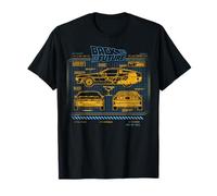 Esquemas de DeLorean del 35 aniversario de Regreso al Futuro Camiseta