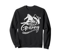 Esquí Abuelitas Abuela Esquiador Esquiador Abuela Sudadera