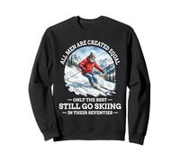 Esquí Abuelo Cita Deportes de Invierno Montaña Hobby Sudadera