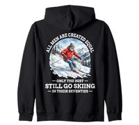 Esquí Abuelo Cita Deportes de Invierno Montaña Hobby Sudadera con Capucha