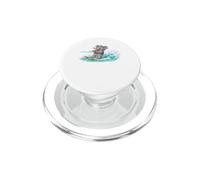 Esquí acuático Elefante Diversión PopSockets PopGrip para MagSafe