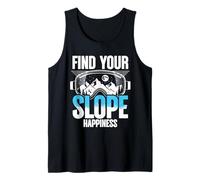 Esquí Deporte De Invierno Find Your Slope Happiness Camiseta sin Mangas