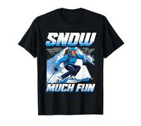 Esquí Deporte De Invierno Snow Much Fun! Camiseta
