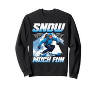 Esquí Deporte De Invierno Snow Much Fun! Sudadera