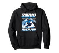 Esquí Deporte De Invierno Snow Much Fun! Sudadera con Capucha
