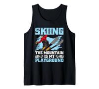 Esquí Deporte De Invierno The Mountain Is my Playground Camiseta sin Mangas