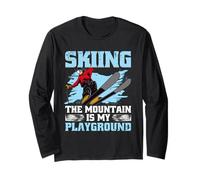 Esquí Deporte De Invierno The Mountain Is my Playground Manga Larga