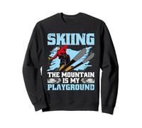 Esquí Deporte De Invierno The Mountain Is my Playground Sudadera