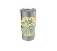 Esquí Gasto Herencia Niños Crucero Jubilado Vacacionista Vaso térmico de acero inoxidable de doble pared