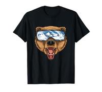 Esquí Snowboard Grizzly Camiseta