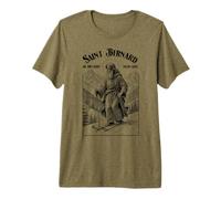 Esquiador Esquiador Patrón San Bernardo Esquiadores Invierno Vintage Camiseta Premium