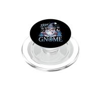 Esquiador gnomo navideño Copo de Nieve mágico PopSockets PopGrip para MagSafe