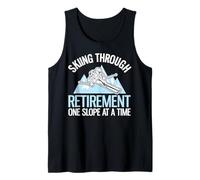 Esquiar a través de la jubilación una Pendiente a la Vez Camiseta sin Mangas