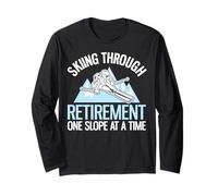 Esquiar a través de la jubilación una Pendiente a la Vez Manga Larga