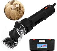 Esquiladora eléctrica de ganado, esquiladora eléctrica de ovejas 750W 2400RPM Esquiladora eléctrica de mascotas y ganado, cortadora de pelo de lana de oveja con 6 controles de velo