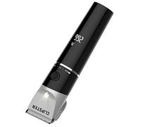 Esquiladora inalámbrica DeloX de modelo Clipster, esquiladora de animales, con 4 recalces incluidos, color negro, esquileo de precisión, batería de iones de litio, ancho de corte de 38 mm