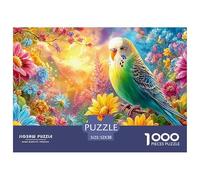 Esquilo Colorido Entre Flores Vibrantes Puzzle De 1000 Piezas el Loro Perfecto Regalo para Niños, Niñas, Hombres Y Mujeres 52x38cm/1000pcs