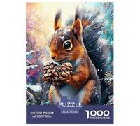 Esquilo Puzzle 1000 Piezas Pasatiempo Creativo Clásicos Regalos Obra De Arte Rompecabezas Desafiante Noches De Juegos Adultos Y Niños A Partir De 12 Años 70x50cm/1000pcs