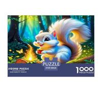 esquilo Puzzle Imposible,desafío para Adultos Entretenimiento Creativo 1000 Piezas Obra De Arte De Juego De para Adultos Y Niños 38x26cm/1000pcs