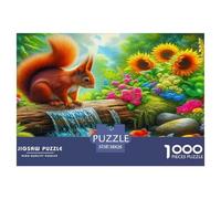 esquilo Puzzle Imposible,desafío para Adultos Juego EduGatoivo 1000 Piezas Obra De Arte De Juego De para Adultos Y Niños 38x26cm/1000pcs
