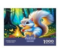 esquilo Rompecabezas Imposible,desafío para Adultos Entretenimiento Creativo 1000 Piezas Obra De Arte De Juego De para Adultos Y Niños 52x38cm/1000pcs