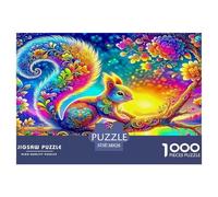 esquilo Rompecabezas Imposible,desafío para Adultos Entretenimiento Creativo 1000 Piezas Obra De Arte De Juego De para Adultos, Regalos A Partir De 14 Años 38x26cm/1000pcs