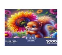 esquilo Rompecabezas Imposible,desafío para Adultos Juego EduGatoivo 1000 Piezas Obra De Arte De Juego De para Adultos, Regalos A Partir De 14 Años 38x26cm/1000pcs