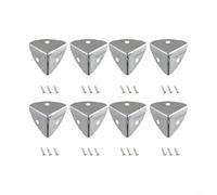 Esquina de hierro ligero protege para cajas de joyería, esquinas de mesa 4812PCS (8PCS)