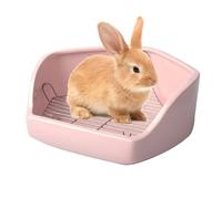 Esquina de Inodoro de Conejo, Inodoro de Conejo para Mascotas pequeñas, Bandeja de Esquina para Animales pequeños | Entrenador de Orinal para Mascotas pequeñas, Bandeja de para Animales en