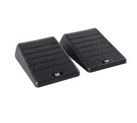 Esquina de sentadilla - tacón de 2 piezas cuña ssquat alta | Tableros de estiramiento de pie de 2 piezas para ejercicio | Equipo de entrenamiento ergonómico de tabla de camilla para corredor de soule