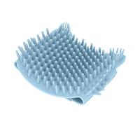 Esquina para Gatos Auto Peluquero Masaje de Silicona Suave Tabla para Picar Gatos con Hierba Gatera para Gatos Gatitos Perros Cachorros Meditación Azul L Accesorios Profesionales