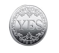 Esquinas de toma de decisiones - Monedas de doble cara de metal - Opciones para coleccionistas, carpas coleccionables, monedas afortunadas, para amigos, Navidad de cumpleaños, regalos - Dasai. Este