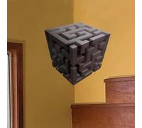 Esquinas Imposibles,Arte Pared Que Remodela Realidad,Pegatinas Esquina Arte Con Ilusiones Ópticas Cubo Con Efecto 3D,Pegatinas Artes Pared 3D Esquina Únicas Y Extraíbles Para Paredes Ilusión Artística