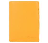 Esquire Billetera de cuero RFID Perú 9,5 cm amarillo