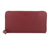 Esquire Billetera de Perú de cuero RFID 19 cm rojo