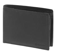 Esquire Billetera Duo Piel 12 cm negro