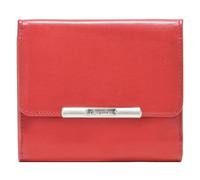 Esquire Billetera Helena de cuero 10 cm rojo