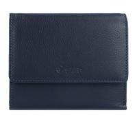 Esquire Billetera Viktoria de cuero RFID 12 cm azul