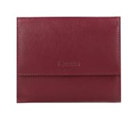 Esquire Billetera Viktoria de cuero RFID 12 cm rojo