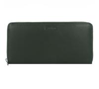 Esquire Billetera Viktoria de cuero RFID 19 cm verde