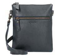 Esquire Bolso de hombro de cuero Perú 17 cm negro