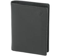 Esquire Cartera de cuero con logotipo 9 cm negro
