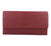 Esquire Cartera de Perú de cuero RFID 18,5 cm rojo