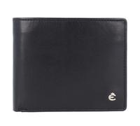 Esquire Cartera Harry de cuero 11 cm negro