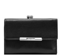 Esquire Cartera Helena de cuero 12 cm negro