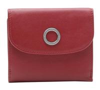 Esquire Cuero Monedero Athena Little Wallet Red Rojo Oscuro