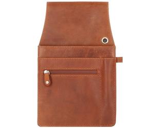 Esquire Dallas bolsa de camarero de cuero 15,5 cm marrón